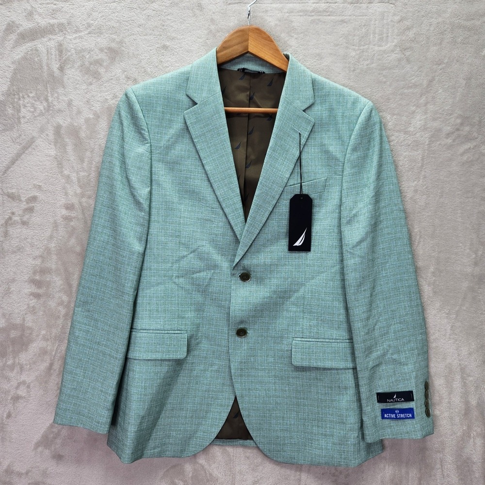 Nautica Mint Green Two-Piece Men's Suit - Picture 9 of 14